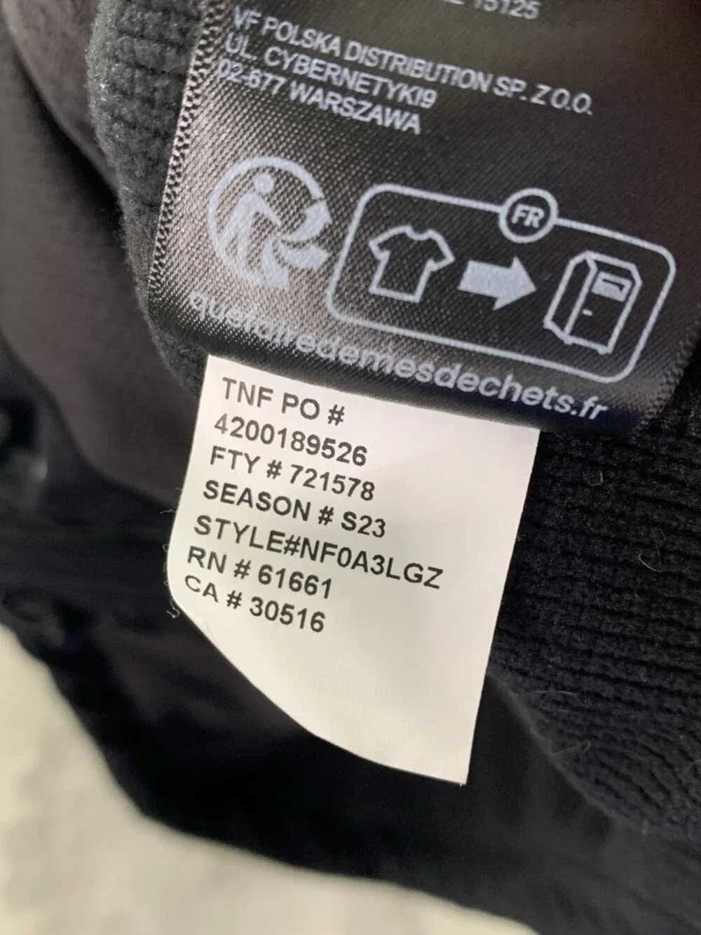 The North Face Ridgewall Vest Mens L Full Zip Black Soft Shell CO/ACTION Logo